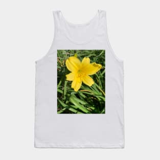 Yellow lily flower Tank Top